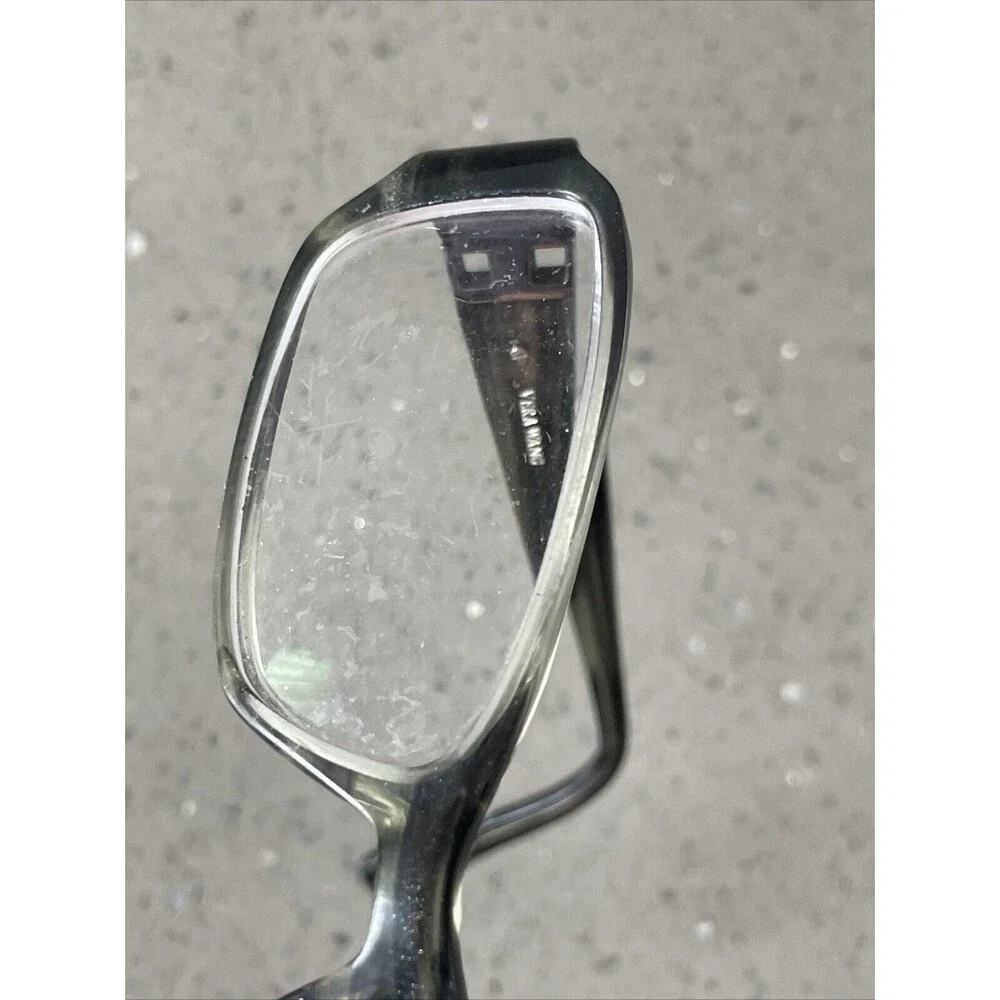 Vera Wang V164 SG Eyeglasses Frames ONLY 50-16-135 Full Rim Grey green square